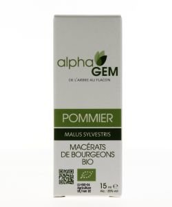 Pommier (Malus sylvestris) bourgeon unitaire BIO, 15 ml